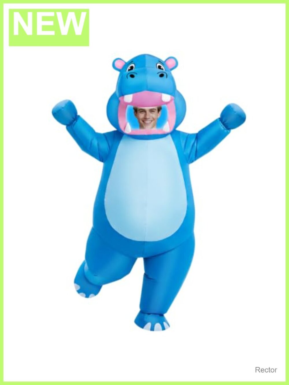 Inflatable Hippo Costume Adult Full Body Halloween Women Men Party
